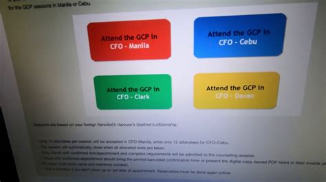 cfo clark|steps to secure an appointment and register online.